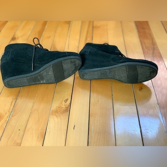 Toms Kala Wedge Bootie Black - Picture 4 of 5